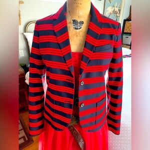 NWT The Gap Women’s Striped Blazer W Size 6 New